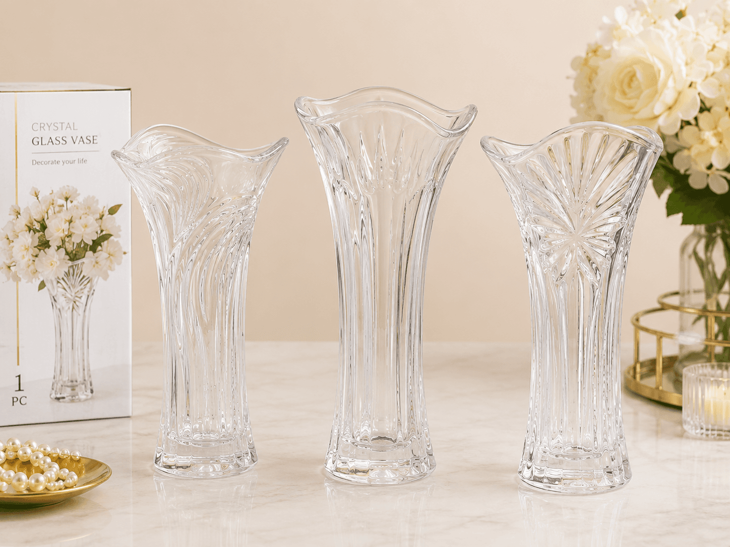 Crystal Glass Vase