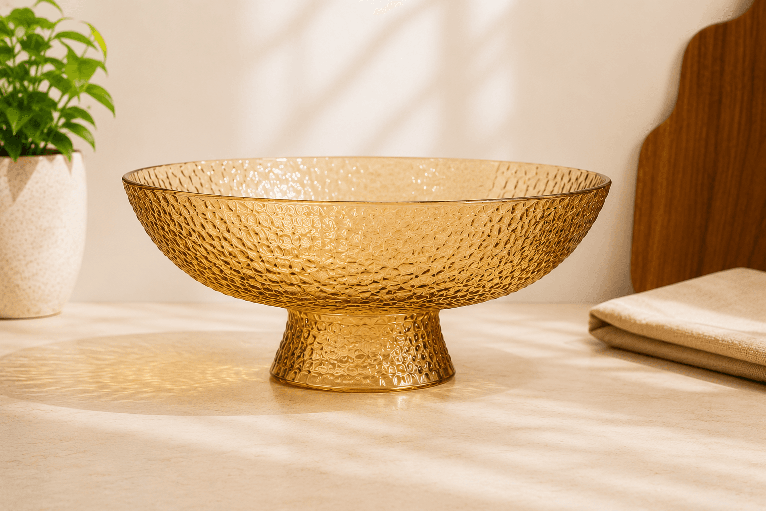 Premium Glass Serving Bowl