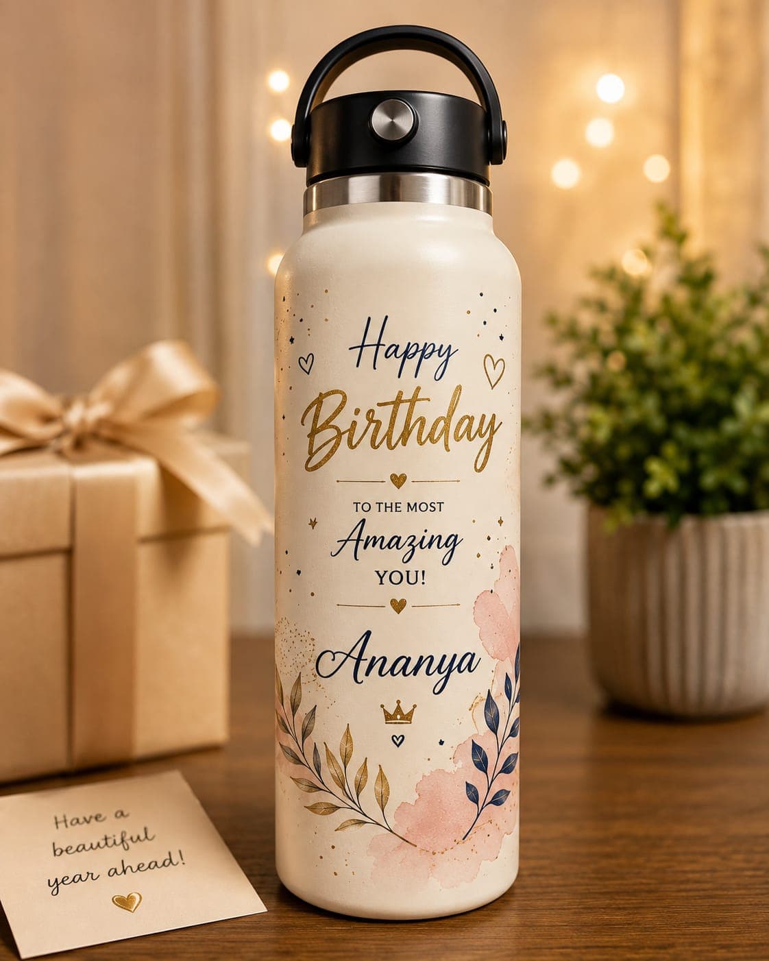 Personalized Birthday Water Bottle