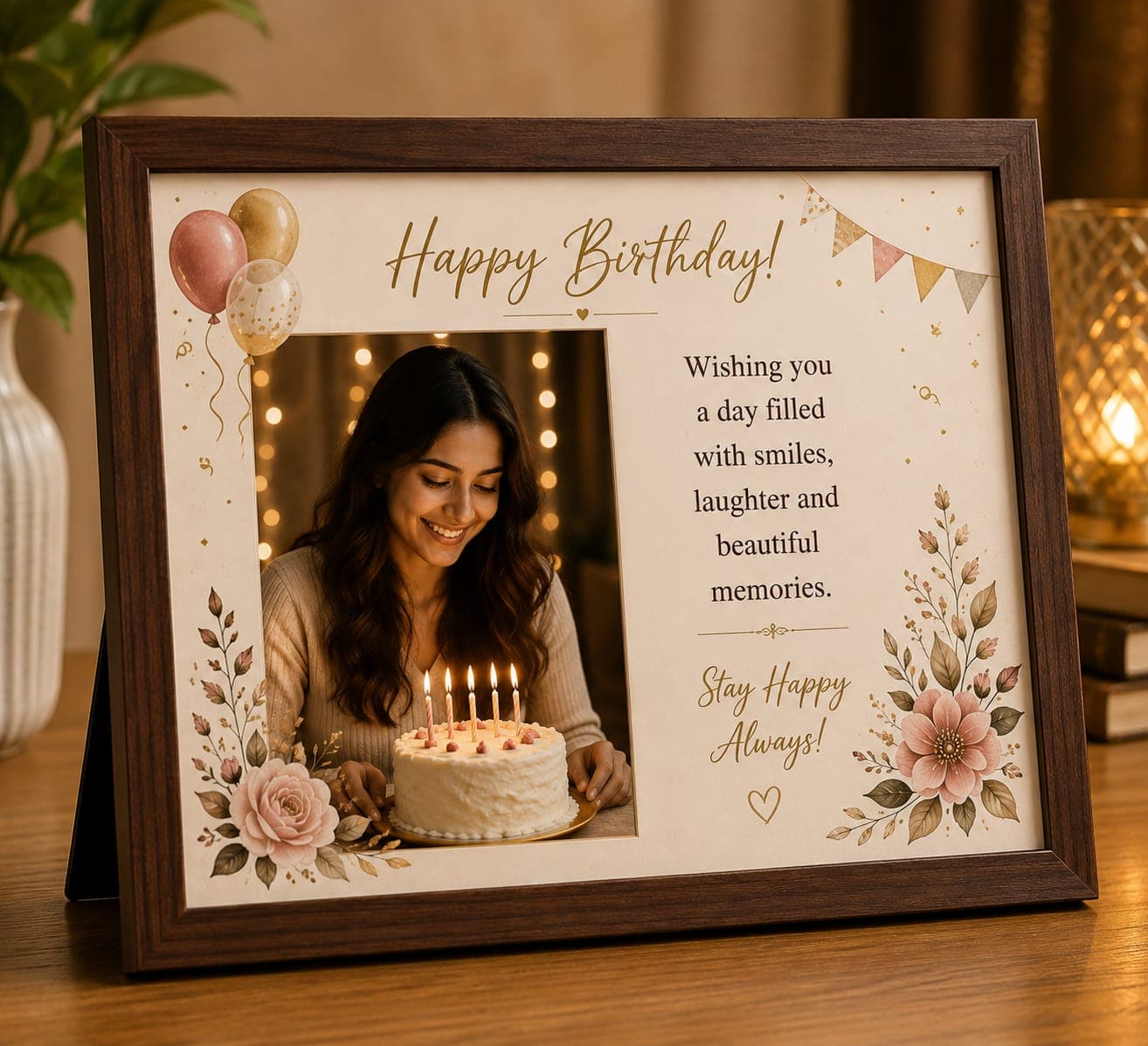 Personalized Birthday Photo Frame