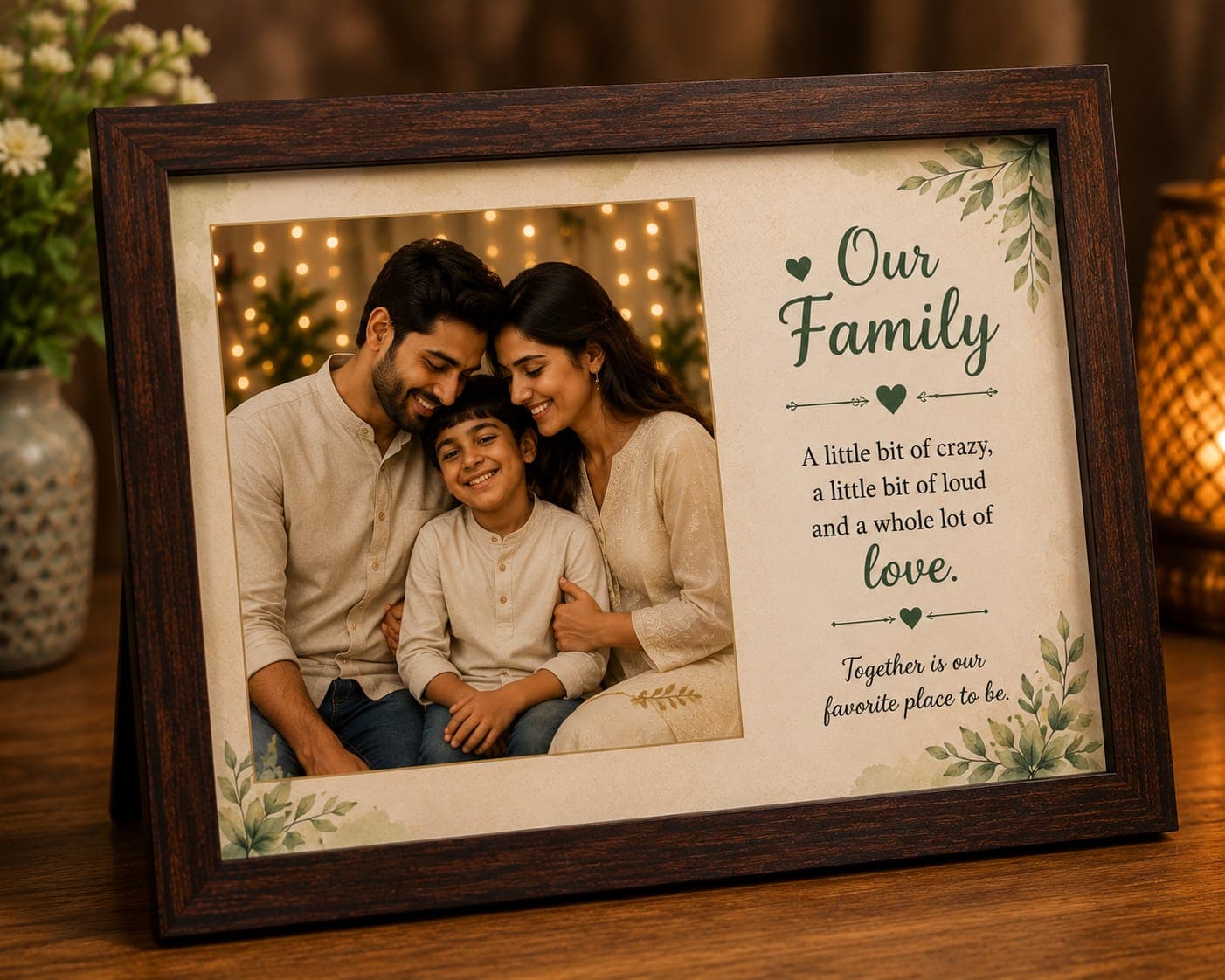 Personalized Family Photo Frame