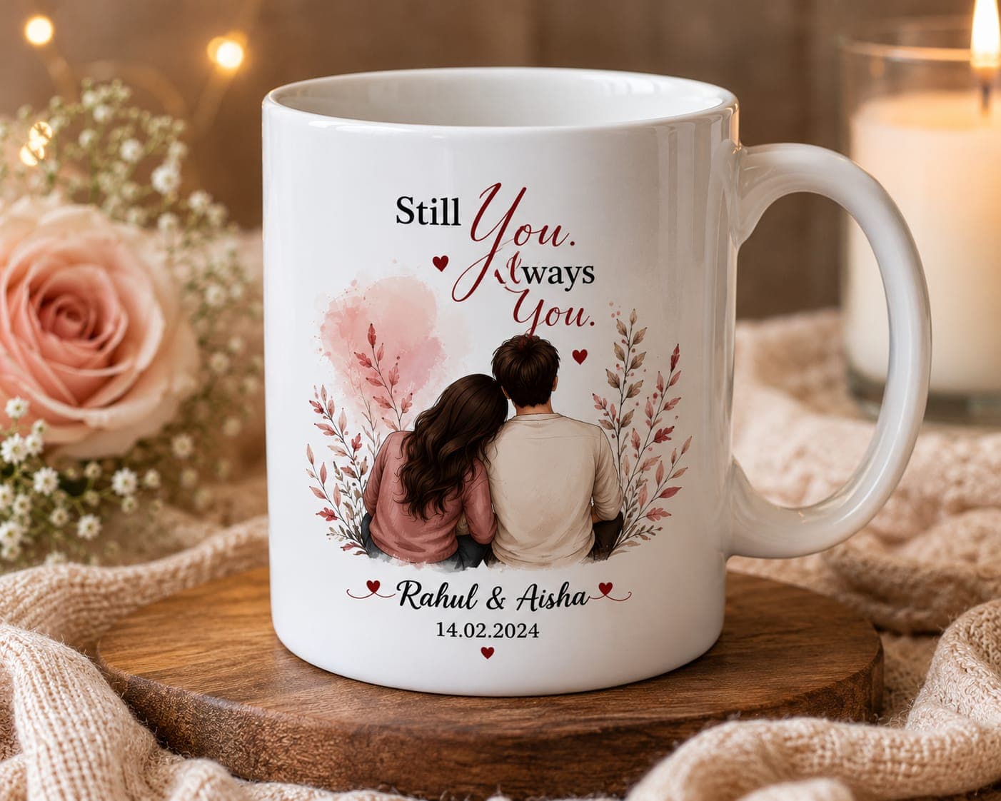 Personalized Couple Names Mug