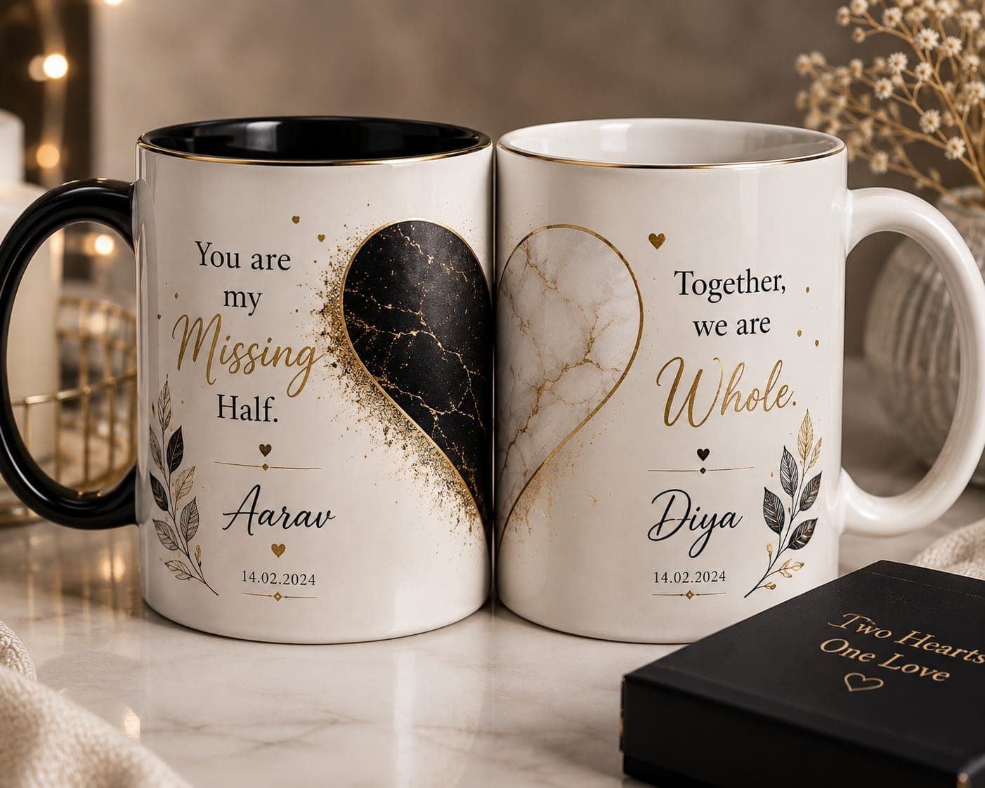 Personalized Couple Mug Set (2 Mugs)
