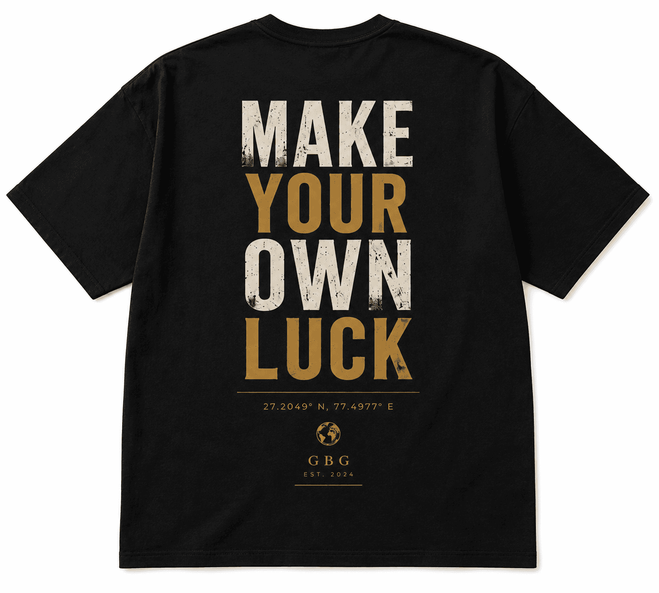Urban Rebels Oversized Tee — Make Your Own Luck